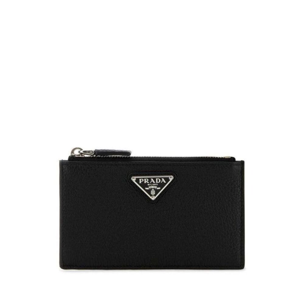 Leather Zip Card Case